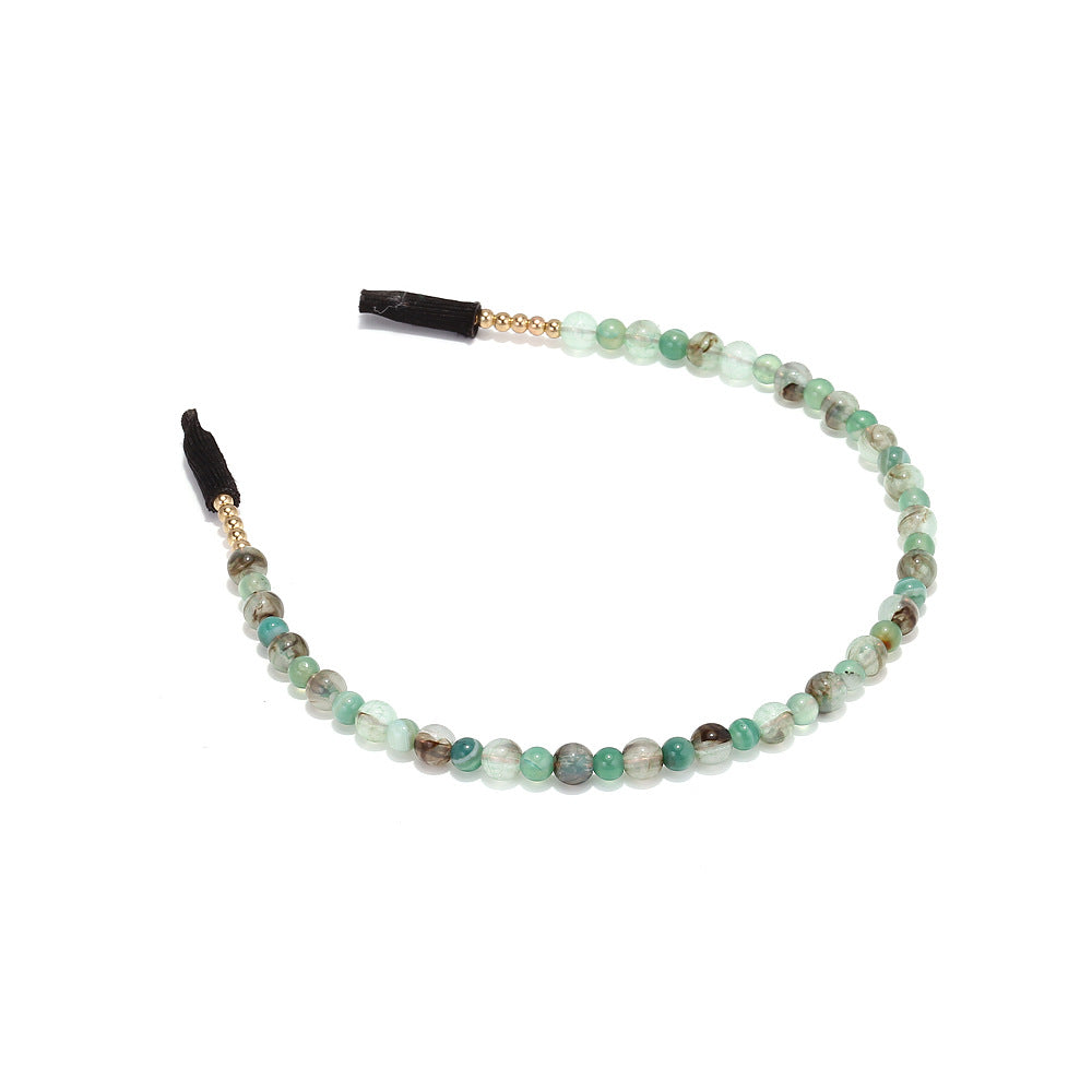 Wholesale Beaded Small Beads Thin Headband